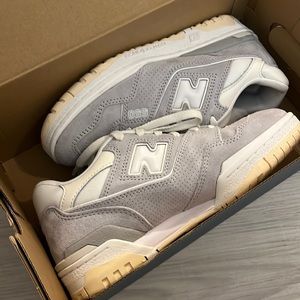 New Balance BB 550 US Men’s 5.5 or US Women’s 7 grey white sneakers